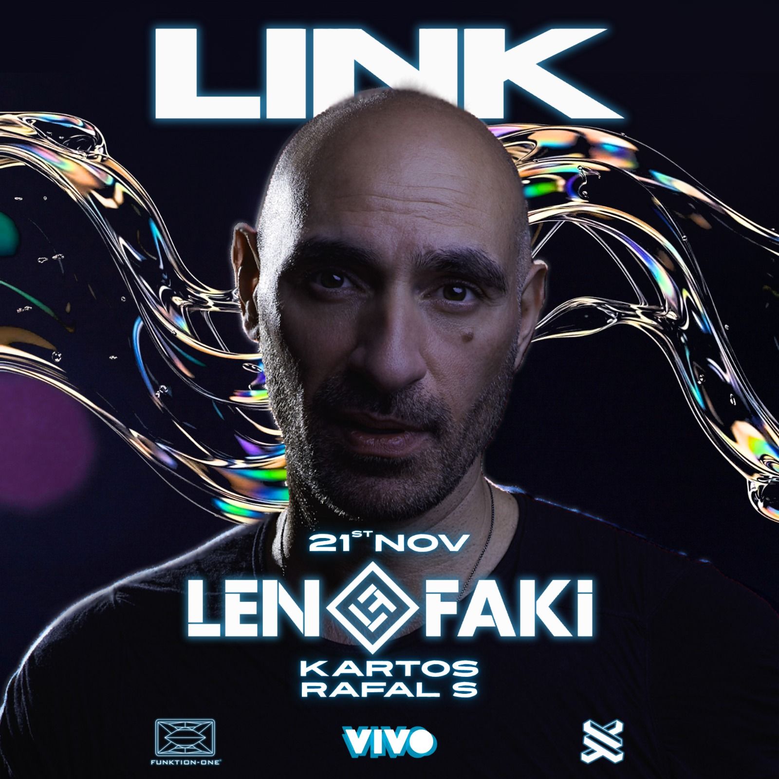 Locandina Len Faki al Link, sabato 21 novembre 2026